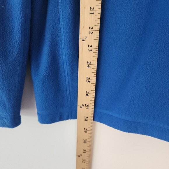 The North Face 1/2 Zip Fleece Pullover Blue Warm Lightweight Mens Medium - Picture 10 of 10